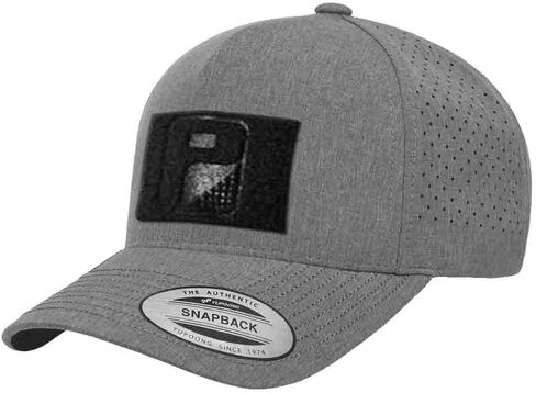 قبعة Pull Patch Premium Snapback مع ثقب، فاتورة منحنية | سطح حلقة مقاس 2 × 3 لربط رقع المعنويات in Kuwait
