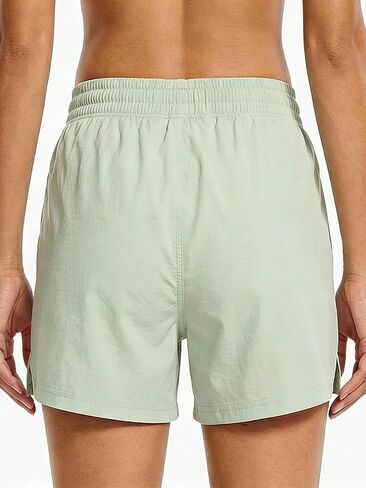 Women's Running Shorts Workout Athletic Gym Yoga Shorts with Zipper Pockets Elastic in Kuwait