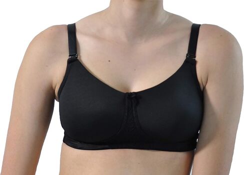 Nearly Me - #540 Molded Cup Pocket Bra, Black (Size: 40D) in Saudi Arabia