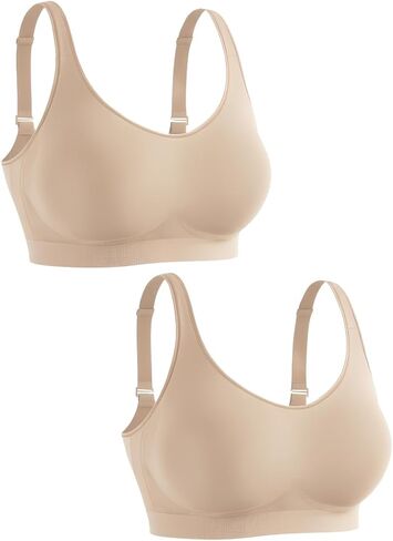 SHAPERMINT Bra - Wireless Bras for Women No Underwire - Wirefree Bralettes for Women with Support - Wireless Bra Bralette in Saudi Arabia