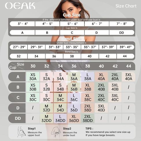 OEAK Comfortable Push Up Bra Wireless Black+Seamless Pullover Bras Jelly Bralette Black L in Saudi Arabia