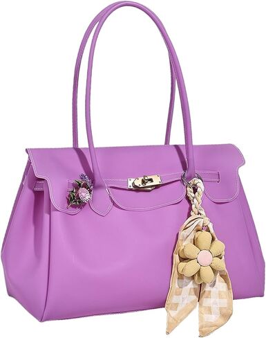 City Bag for Women Y2K Tote Bags Soft Leather Hobo Bag Multi-pocket Handbag with Adjustable Crossbody Strap in Saudi Arabia