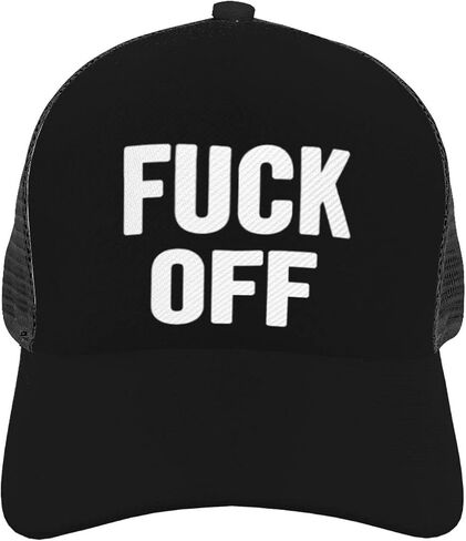 قبعة Fuck Off Trucker - قبعة Snapback، قبعة بيسبول شبكية مسامية للرجال والنساء in Kuwait