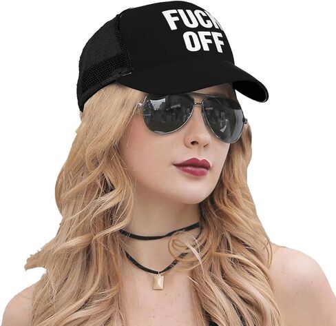 قبعة Fuck Off Trucker - قبعة Snapback، قبعة بيسبول شبكية مسامية للرجال والنساء in Kuwait