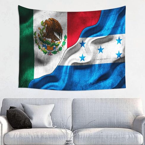 Mexico Flag Hondurans Honduras Flag Tapestry 29x37 Inches Wall Decoration Tapestries Aesthetic Wall Hanging For Home Decor Bedroom Living Room Dorm Decor in Kuwait