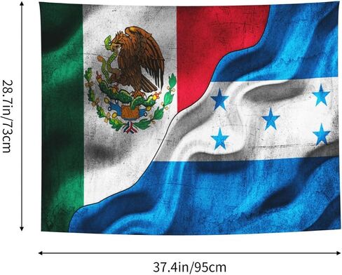 Mexico Flag Hondurans Honduras Flag Tapestry 29x37 Inches Wall Decoration Tapestries Aesthetic Wall Hanging For Home Decor Bedroom Living Room Dorm Decor in Kuwait
