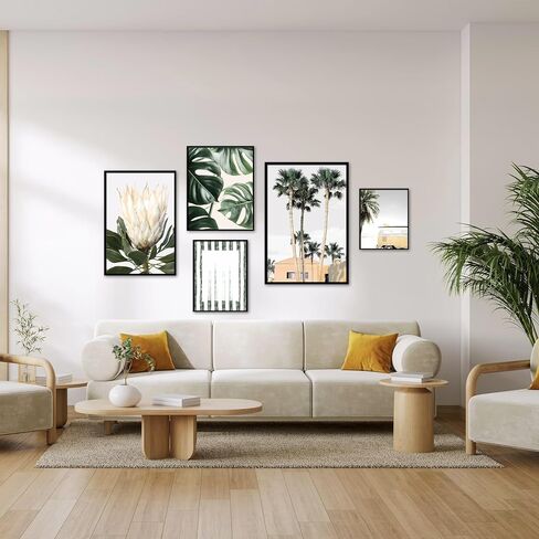 16x20 Black Wall Picture Frame, Lightweight Plastic Poster Frame with Hanging Kit in Kuwait