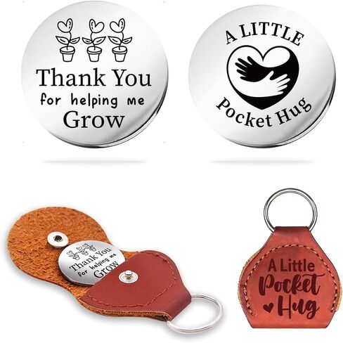 Teachers Pocket Hug Token,Positive Long Distance Relationship Gifts Appreciation Gifts for Teacher Mentor Coach in Saudi Arabia