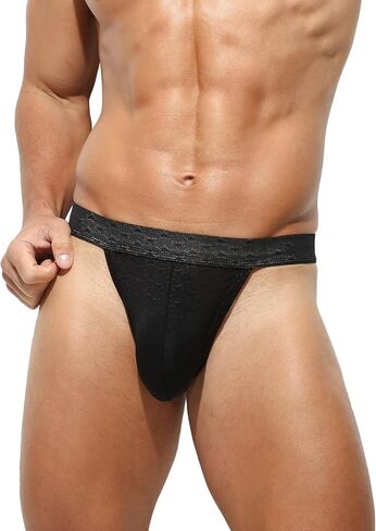 KAREN SPACE Men's Lace Thong Underwear, Sexy Low Rise G-String T-Back Underwear in Saudi Arabia