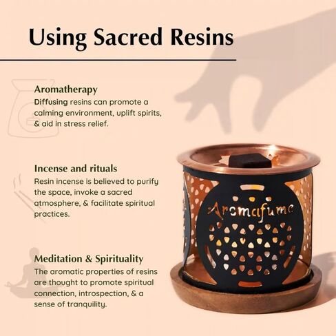 Incense Bricks Gift Set by Aromafume | 12 Bricks & Rainbow Burner | 6 Unique scents | Ideal for Aromatherapy, Meditation, Yoga | Clean, Non-Toxic Smokeless Incense in Kuwait