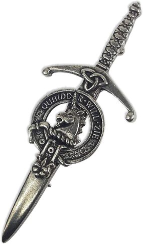 Gaelic Themes Stewart of Appin Scottish Family Clan Crest Kilt Pin - Made in Scotland in Saudi Arabia