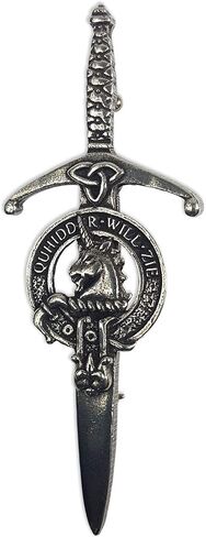 Gaelic Themes Stewart of Appin Scottish Family Clan Crest Kilt Pin - Made in Scotland in Saudi Arabia