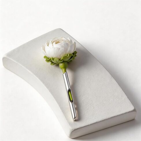 Flower Holder Brooch Pin for Women Real Flower Vase Holder Corsage Stick Wedding Graduation Prom Accessories in Kuwait