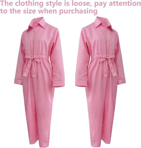 MYUPDALIN Ladies' Pink Jumpsuit Halloween Costume, Cheerleader Outfit Party Suit Adult Costumes in Saudi Arabia