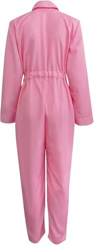 MYUPDALIN Ladies' Pink Jumpsuit Halloween Costume, Cheerleader Outfit Party Suit Adult Costumes in Saudi Arabia