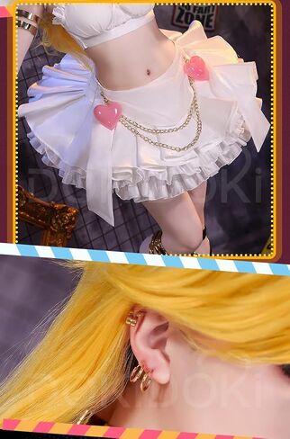 KIRA KIRA Anime Angel Cosplay Costume with Wings Doki-SR Full set Pink Halloween Cosplay Outfits in Saudi Arabia