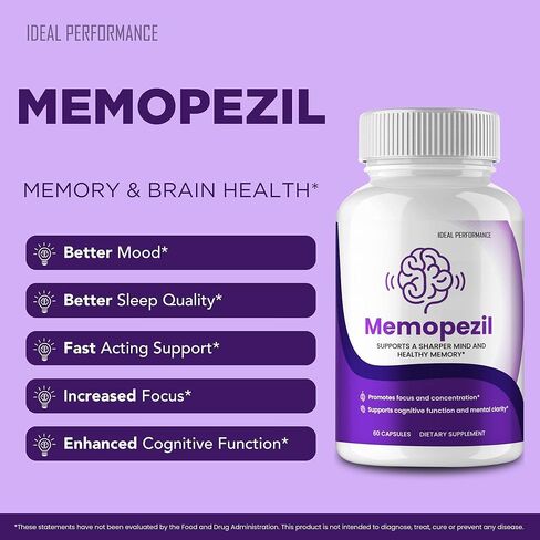 IDEAL PERFORMANCE Memopezil كبسولات، مراجعات حبوب Memopezil (60 كبسولة) in Kuwait