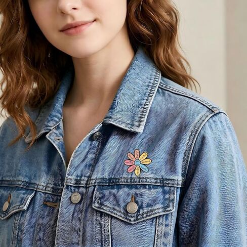 2PCS Inspirational Flower Enamel Pins Set，Motivational Lapel Pins for Women Men, Cute Backpack Pins with Uplifting Words, Positive Brooch for Hat Jacket Lanyard, Encouragement Gift for Graduation Coworker Friend in Saudi Arabia