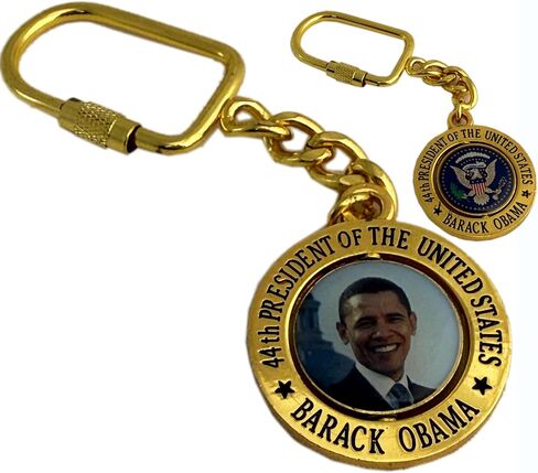 Barack Obama 44th President Gift Set – 6-Piece Collectible Bundle with Pen, Magnet, Keychain, Bobblehead Pin & USA Flag Lapel Pin in Saudi Arabia