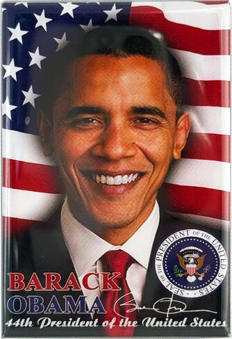 Barack Obama 44th President Gift Set – 6-Piece Collectible Bundle with Pen, Magnet, Keychain, Bobblehead Pin & USA Flag Lapel Pin in Saudi Arabia