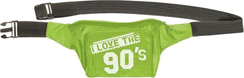 Underwraps زي الكبار ملحق 90'S Fanny Pack باللون الأخضر in Kuwait