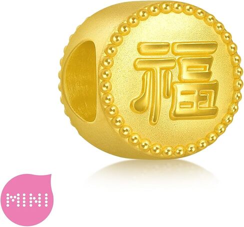 CHOW SANG SANG 999 Gold Charme Fu Charm Bracelet for Women & Men 17cm 96344C in Kuwait