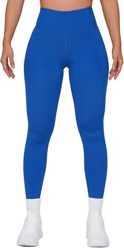 Sustainable High Waisted Leggings for Women - Tummy Control Yoga Pants, Squat Proof Seamless Look Gym Pants in Kuwait