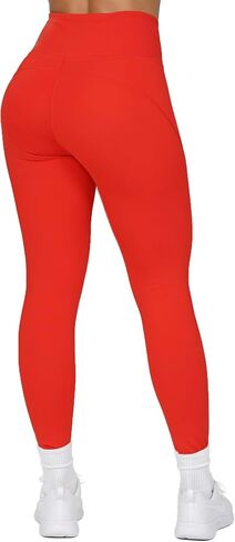Sustainable High Waisted Leggings for Women - Tummy Control Yoga Pants, Squat Proof Seamless Look Gym Pants in Kuwait