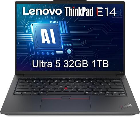 Lenovo ThinkPad E16 Gen 2 Business Laptop (16" FHD+ Anti-Glare, AMD Ryzen 7 7735U (> i7-1255U), 32GB DDR5 RAM, 1TB SSD) Backlit, Fingerprint, 1080p Webcam, Wi-Fi, Ethernet, Win 11 Pro w/ AI Copilot in Kuwait