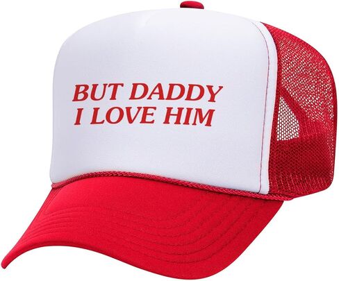 لكن قبعة سائق الشاحنة الرغوية Daddy I Love Him قبعة شبكية خلفية قابلة للتعديل in Kuwait