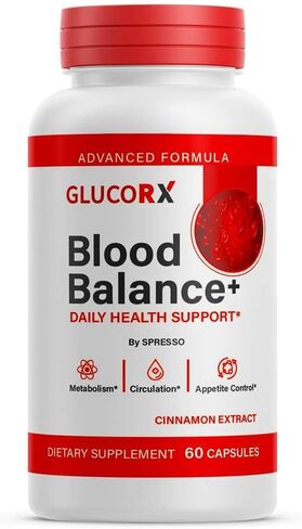 (1 Pack) GlucoRX Blood Balance Capsules, Official GlucoRX Supplement Pills with Premium Ingredients, Advanced Formula Support for Overall Health & Wellness Reviews (60 Capsules) in Saudi Arabia