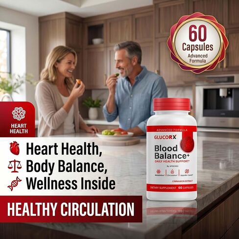 (1 Pack) GlucoRX Blood Balance Capsules, Official GlucoRX Supplement Pills with Premium Ingredients, Advanced Formula Support for Overall Health & Wellness Reviews (60 Capsules) in Saudi Arabia