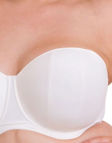 Curvy Kate Women's Luxe Strapless Multiway Underwire Bra, CK2601, Pearl Ivory, 32G in Saudi Arabia