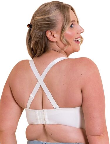 Curvy Kate Women's Luxe Strapless Multiway Underwire Bra, CK2601, Pearl Ivory, 32G in Saudi Arabia