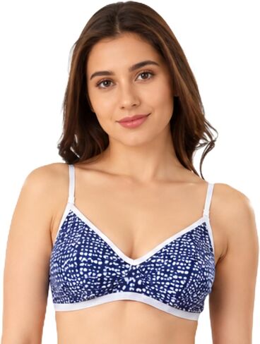 Women’s Non Padded Everyday Bra Lightly Lined Soft Cup Adjustable Strap Comfortable Fit Innerwear Size 38 in Kuwait