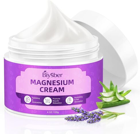 Topical Magnesium Lotion Cream: Natural Magnesium Body Butter for Sweet Sleep/Leg Cramps/Feet/Arms/Muscle in Saudi Arabia