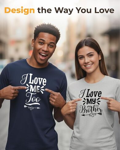 Custom T-Shirts - Design Your Own Shirt - Front and Back Printing on Shirts for Adult - Add Your Image Photo Logo Text Number in Saudi Arabia