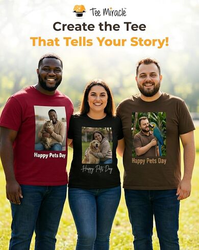 Custom T-Shirts - Design Your Own Shirt - Front and Back Printing on Shirts for Adult - Add Your Image Photo Logo Text Number in Saudi Arabia