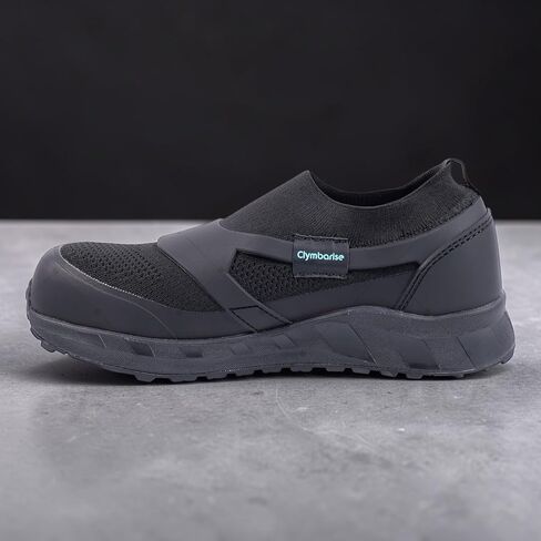 Apex Men's Slip-On Steel Toe Safety Shoes, Slip-On Work Sneakers, Lightweight Breathable Knit, Comfortable Industrial Work Shoes for Warehouse, Garage, Workshop and Athletic Everyday Wear in Kuwait