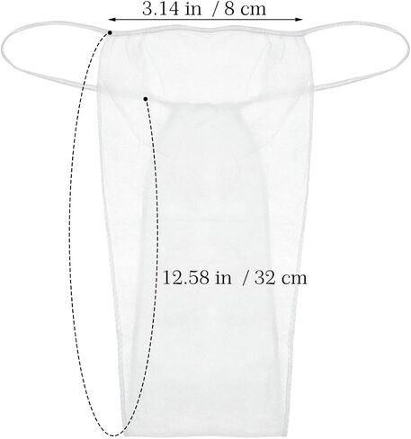 FOMIYES Spa Underwear 100 Pack female disposable panties Women T- back Thong Underwear, Disposable Panties for Beach Tanning underwear women White spa T Back in Kuwait