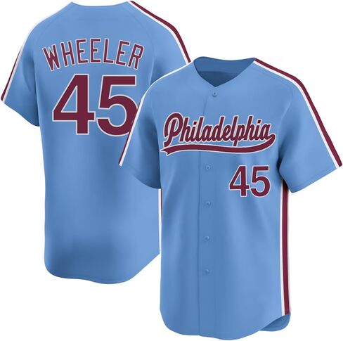 Custom Mens/Women/Youth Philadelphia Baseball Stitched T-Shirt for Sports Fan in Saudi Arabia