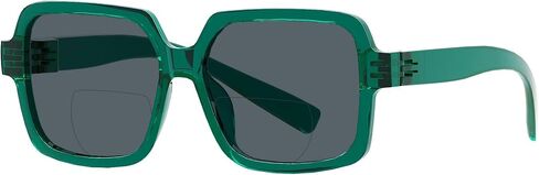 Eyekepper Metalless Screwless Spring Hinges Bifocal Sunglasses Men Women Sunshine Readers for Outdoor Sports, Driving & Fishing Green +2.00 in Kuwait