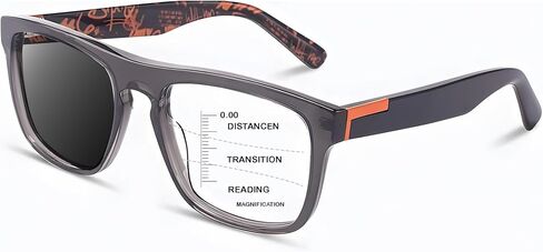 Photochromic Progressive Multifocus Reading Glasses Men, Progressive Readers No Line Quick-Transition Sunglasses in Saudi Arabia