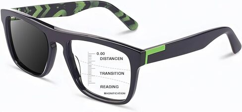 Photochromic Progressive Multifocus Reading Glasses Men, Progressive Readers No Line Quick-Transition Sunglasses in Kuwait