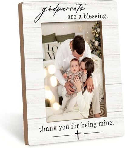 Godparents Gift Picture Frame 4x6, Godparents Proposal Gift Wooden Photo Frame, Godparent Gifts for Baptism, Thank You for Being Mine Picture Photo Frames Decor for Desk Table Room in Saudi Arabia