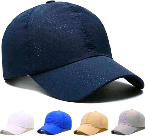 Quick Dry Sun Hat, Baseball Cap Mesh Lightweight Summer Hat for Men Women Unisex Running Fishing Biking Outdoor Sports in Kuwait