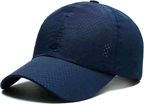 Quick Dry Sun Hat, Baseball Cap Mesh Lightweight Summer Hat for Men Women Unisex Running Fishing Biking Outdoor Sports in Kuwait