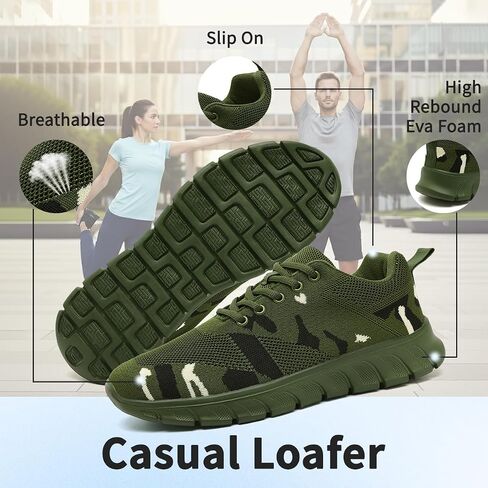 Workout Shoes for Men and Women Non Slip Breather Sneakers for Gym & Daily Sport Comfortable Cushioned Midsole Lightweight Mesh Upper in Saudi Arabia