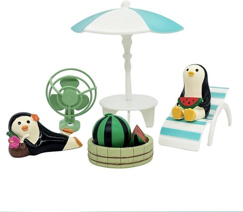 7pcs Mini Resin Penguin Figurine,Beach Miniature Penguin Figurines,Cute Desk Accessories for Bookshelves,Desks,Terrariums,Home Decor,Women Teacher Coworker Nurse Inspirations Gifts in Saudi Arabia