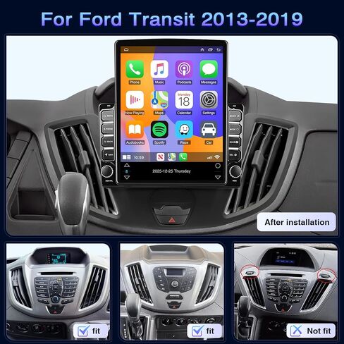 9.7 "Android 13 Car Radio for Ford Transit 2013 2014 2015 2017 2017 2018 2019 in Kuwait